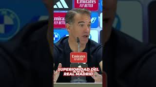 LUIS GARCÍA se rinde a la superioridad del REAL MADRID