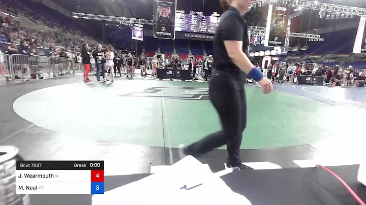 132 Lbs Round Of 128 - Josephine Wearmouth, Iowa V...