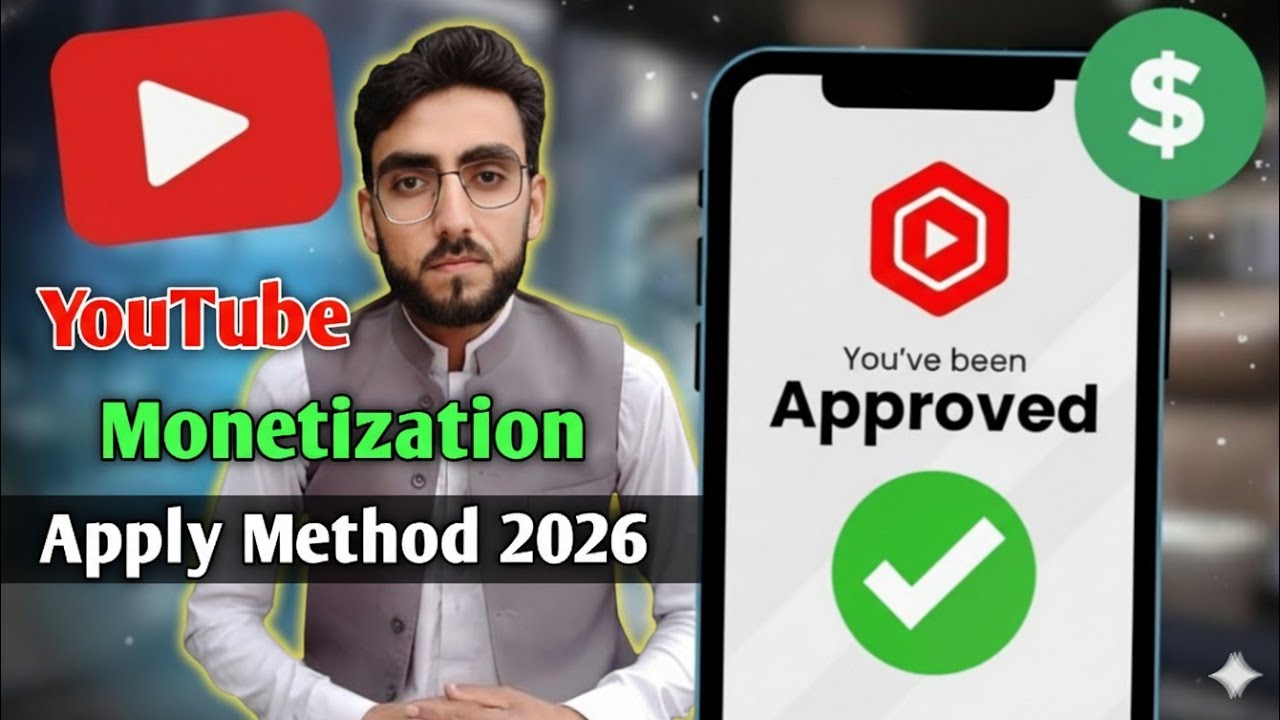 YouTube Monetization Apply Method 2026 | How To Apply YouTube Channel ...