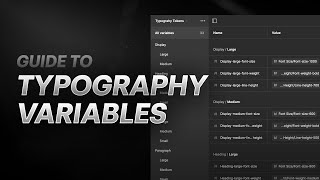 Variables for Typography in Figma - The Ultimate Guide