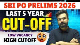 SBI PO 2026 Prelims Cut Off Analysis | Last 5 Years Data Analysis | Expected Cut Off 2026