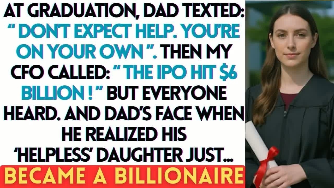 At Graduation, Dad Texted Don't Expect Help — Then My CFO Called About ...
