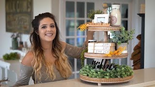 How to Decorate a Three Tier Tray