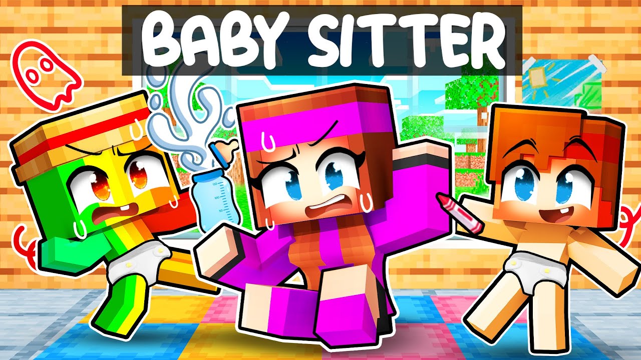 Je PRANK ma Baby-Sitter sur Minecraft ! - YouTube
