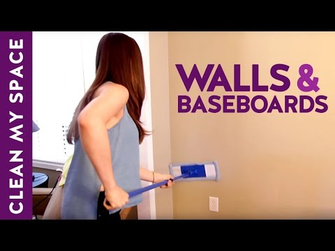 How to Clean Walls & Baseboards! (Clean My Space)