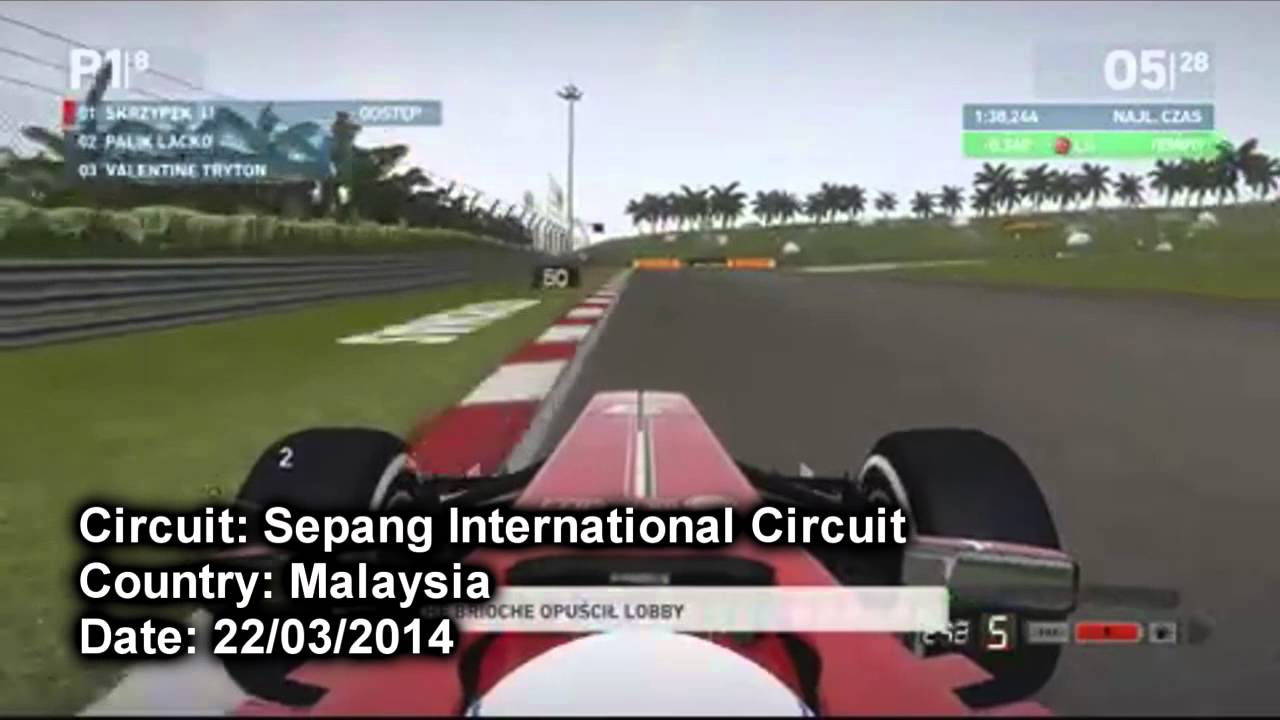 F1 2013 Online Multiplayer Battles Compilation of League Races (with Commentary)