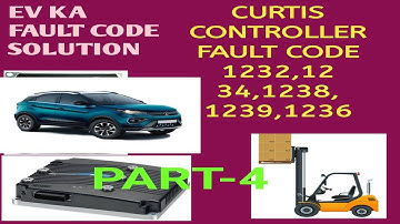 Fault code of Curtis 1232,1234,1236,1238,1239 controller 4 #forkliftandev