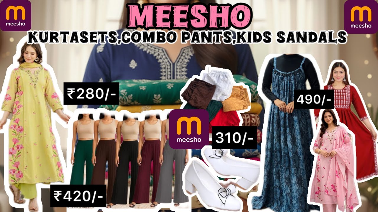 വെറും ₹240/-മുതൽ ആരംഭിക്കുന്ന മീഷോ ഡ്രസ് പ്രോഡക്റ്റ് കളക്ഷൻ.💌🔗 @meeshoapp  #meeshofinds #meeshohaul