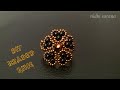 💖 Amazingly beautiful Beaded Ring || How to make || Anillo Tutorial (0255)