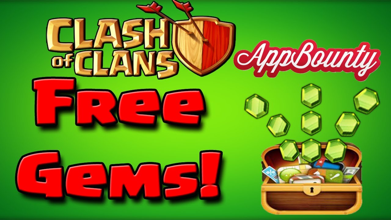 free gems in clash of clans app