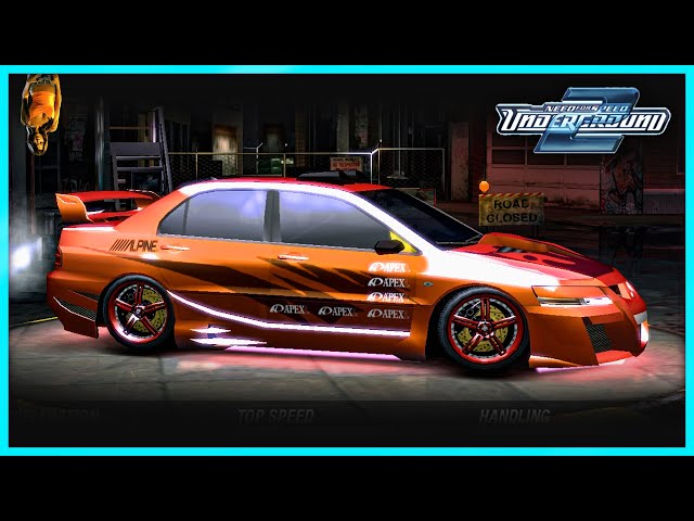  Mitsubishi Lancer Evolution VIII in Need for Speed: Underground  Rivals