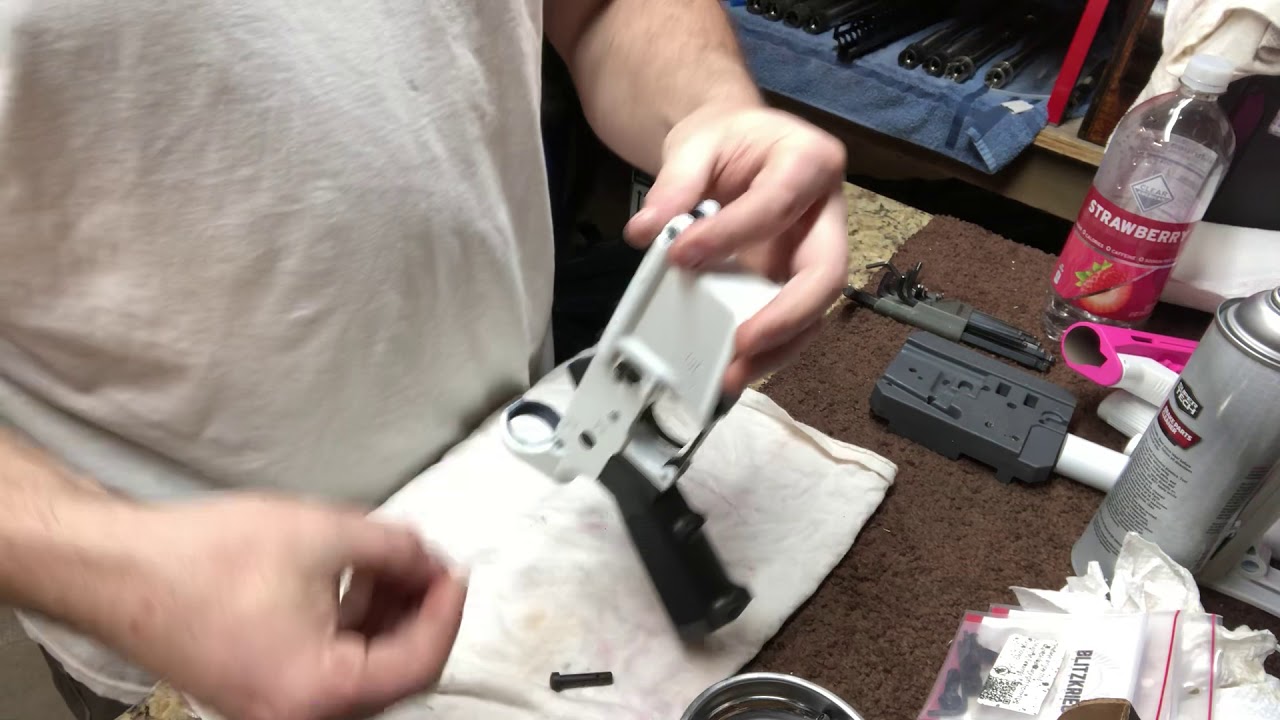 How to install the AR15 front takedown (pivot) pin without any fancy