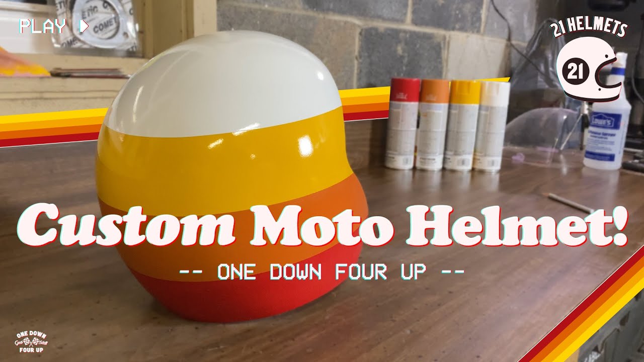 Building A Custom Motorcycle Helmet for 21 Helmets Show Paint - YouTube