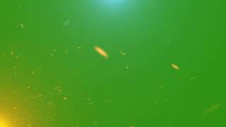 Sparkling Light Green Screen || Glow VFX Overlay 4K