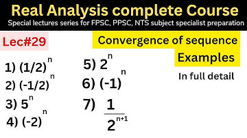 Convergence of sequence examples in real analysis #fpsc #ppsc #Nts #mcqs #tricks #video #afmathe #af