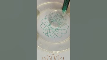 Making Flowers Designs with SPIROGRAPH RULER is at Another Level #spirograph #art