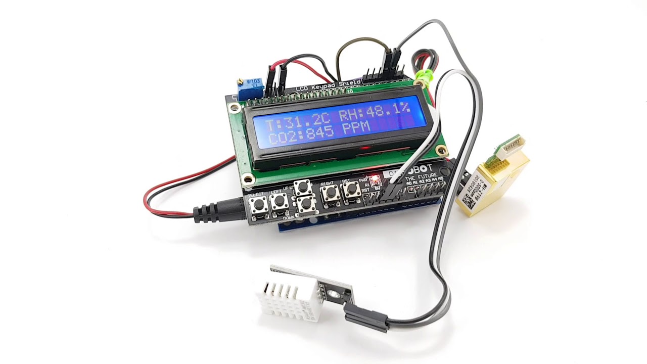 [모두의 아두이노 환경 센서] C302 이산화탄소 (CO2) 센서 ♡ Arduino MH-Z19B and DHT22 - YouTube