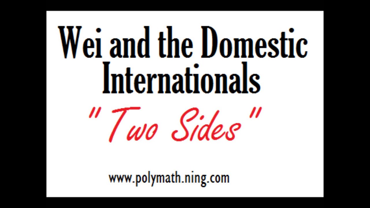 [Wei 2:7] "Two Sides"