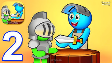 Sword Please - Gameplay Walkthrough Part 2 Stickman War Army Commander Base Defense Game