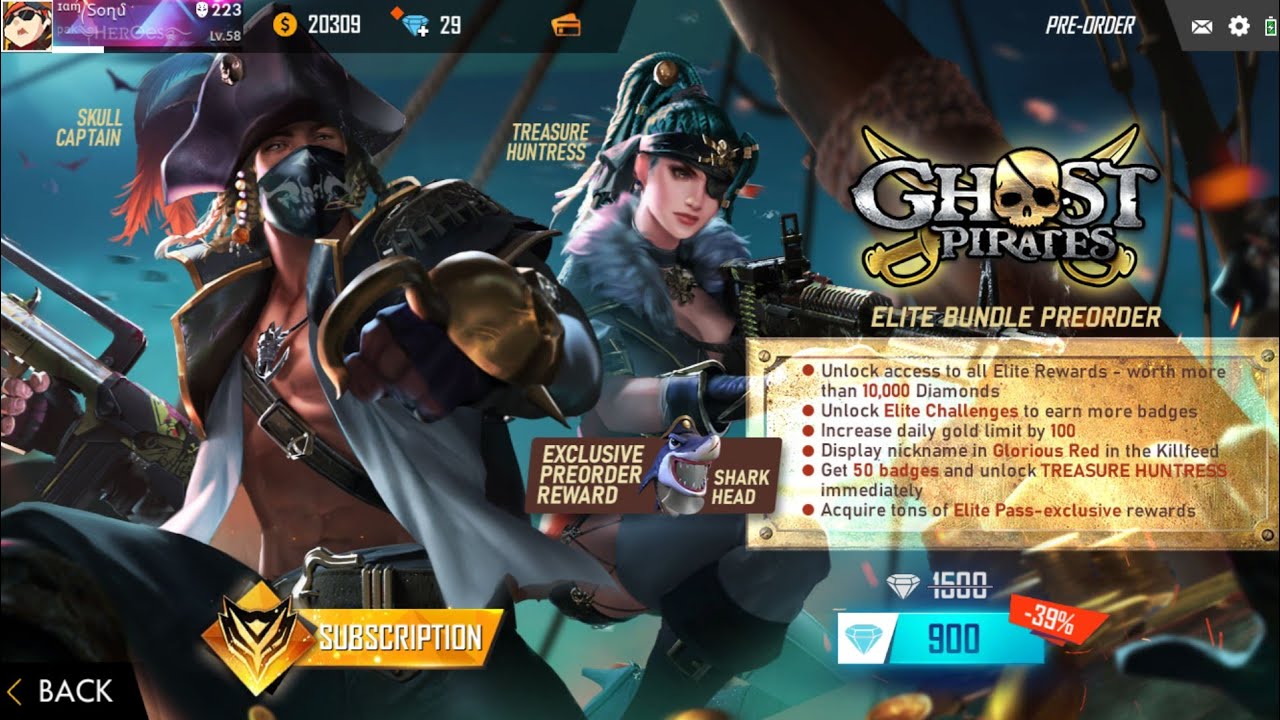 Free Fire Next December Elite pass Full Review | Free Fire Season 19 Elite Pass | MASTER GAMING