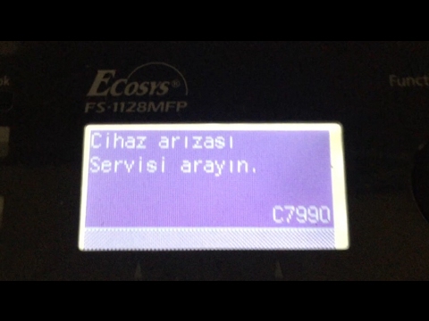 Kyocera error c7990 / copystar error c7990 / Utax error c7990