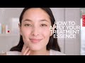 How to apply your Treatment Essence | Clarins