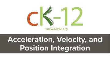 Acceleration, Velocity, and Position Integration