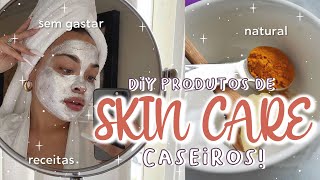 COMO CUIDAR da PELE SEM GASTAR NADA | RECEITAS CASEIRAS de PRODUTOS para SKIN CARE | PELE PERFEITA 🧼