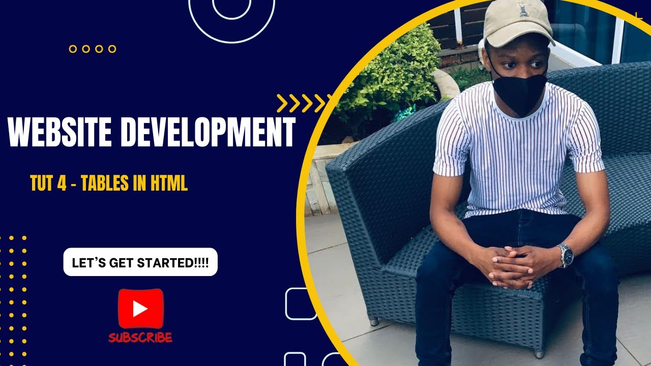 Tutorial 4 Tables in Html - YouTube