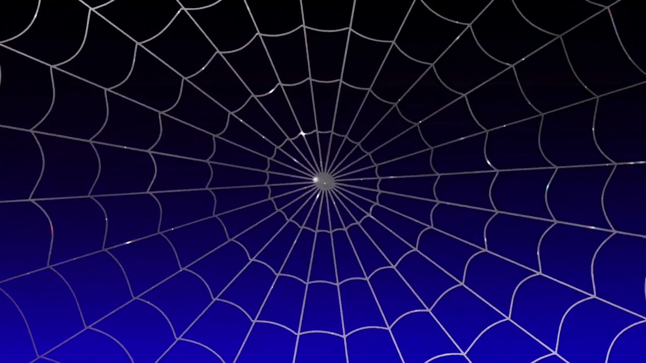 Spider-Man Style Background Spinning Web Blue Gradient - YouTube
