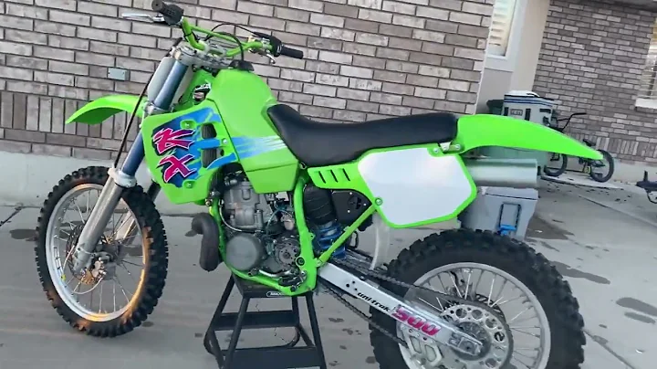 1992 KX500    Startup  big bore