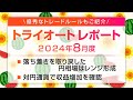 2024年8月度【 トライオートレポート】
