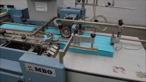 2001 MBO B120 PILE FEED PAPER FOLDER 20 X 28 W/ 8 PAGE RIGHT ANGLE AND HANG ON DELIVERY