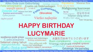 Lucymarie   Languages Idiomas - Happy Birthday