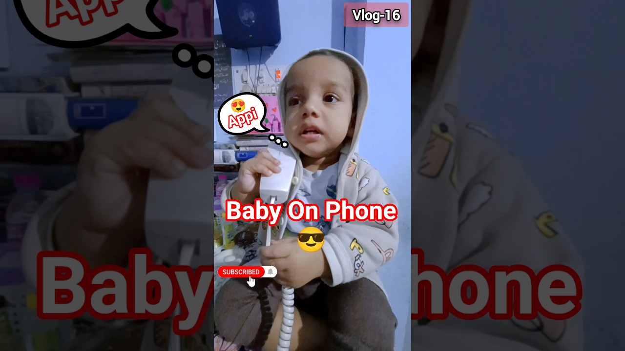 Baby On Phone 😎 