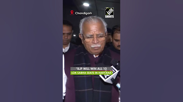BJP will win all 10 Lok Sabha seats in Haryana: CM Khattar