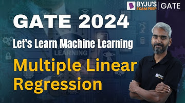 GATE 2024 | Computer Science | Machine Learning | Multiple Linear Regression | BYJU