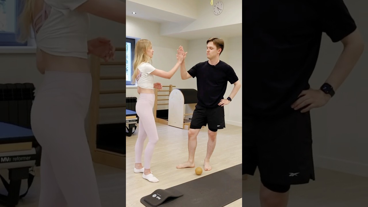 Марк пробует Pilates Slings 