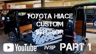 Get Ready For The Most Epic Toyota Hiace Vip Interior Modification - Transformation At Jvsp Part 1