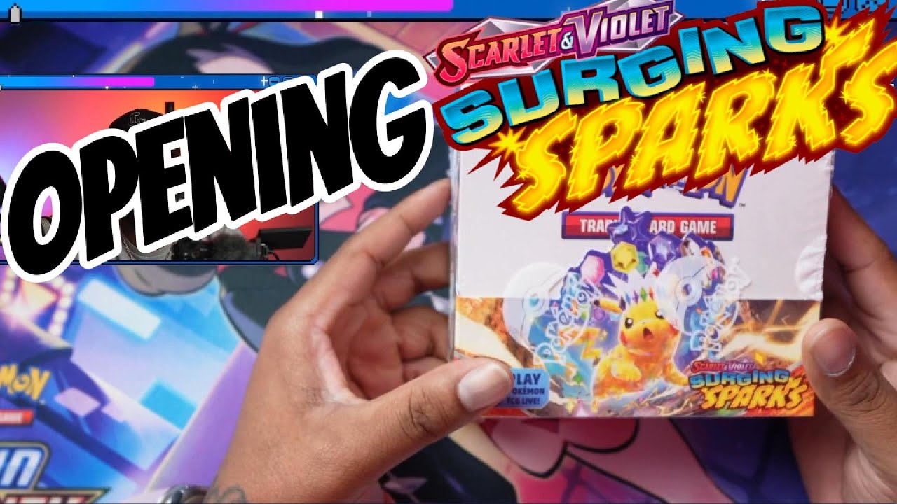 Opening Another Booster Box of Surging Sparks #pokemon #pokemonchannel ...