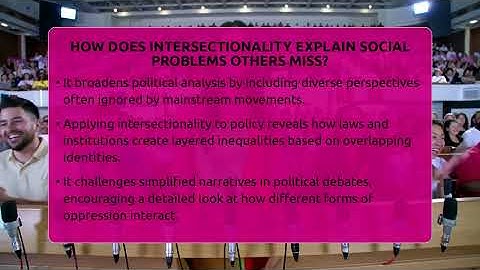 How Does Intersectionality Explain Social Problems Others Miss? - Making Politics Simple