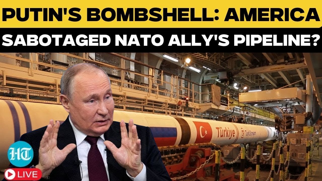 LVE: Putin's Aide Drops Bombshell: America Sabotaged NATO Ally's Pipeline? | Ukraine | Turkey