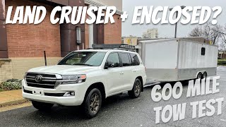 2021 Toyota Land Cruiser Heritage Edition Towing Review and Setup vs Lexus LX 570