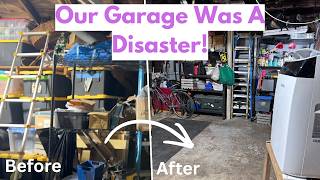 Garage Organization & AC Installation | Replacing Our Broken AC with Garvee