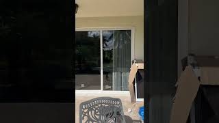 Sliding Impact Doors by the Pool | Luxury Meets Hurricane Protection in West Palm Beach