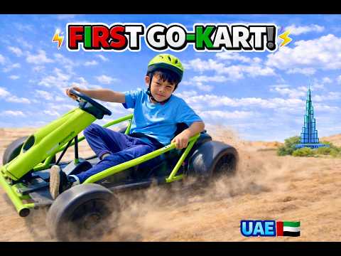 Go-Karting for kids🏎️ | Drifting🛞 | Kids racing 🏁 | United Arab Emirates🇦🇪 | @GrowWithDany