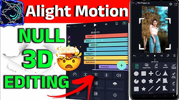 Photo Frame Edit Null Object Alight Motion 2024 🤯 Null | Viral 3D Video Editing  | Alight Motion 📱🎥
