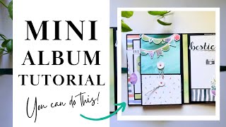 Mini Album Scrapbook Tutorial Start to Finish Beginner 2024