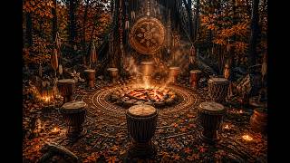 Earthbound Drum Circle | Tribal Grounding Meditation | Deep Shamanic Rhythm for Relaxation