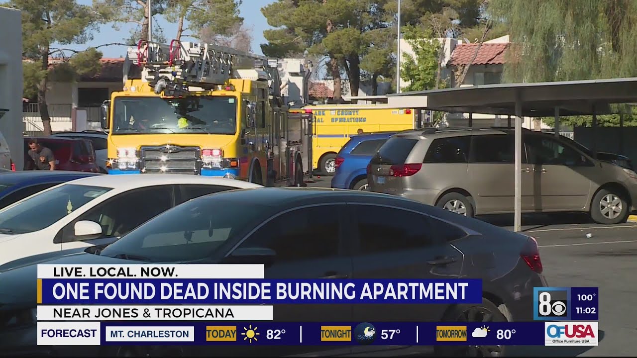 1 found dead in southwest Las Vegas apartment fire - YouTube